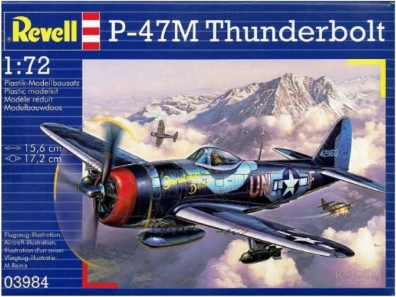 Plastični model letala P-47 Thunderbolt