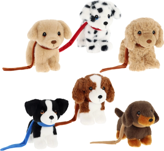 Keeleco kužek Love na povodcu 14 cm (6 vrst)