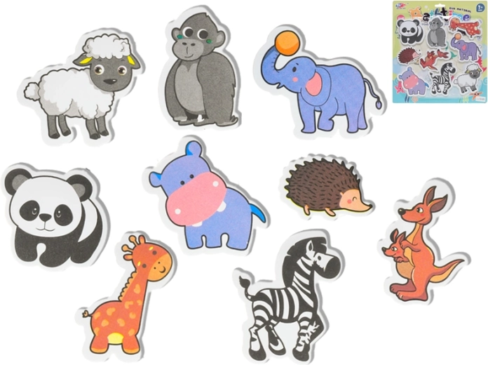 Pene živali za v kopel – komplet morskih motivov, 9 kosov