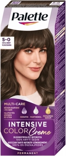 Palette Intensive Color Creme 5-0 svetlo rjava 50 ml