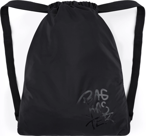 Mestna vrečka Bagmaster CITY BAG – šolska vrečka za copate in telovadbo, črna