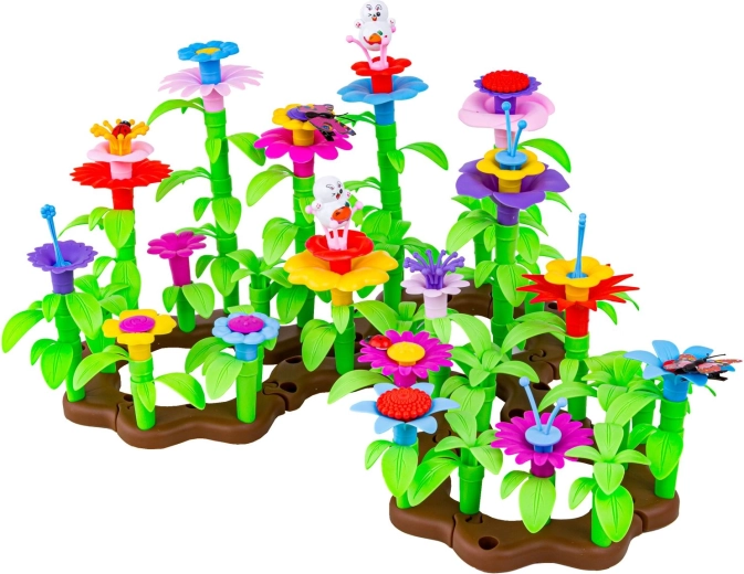 Variable flower arrangement from 130 pieces