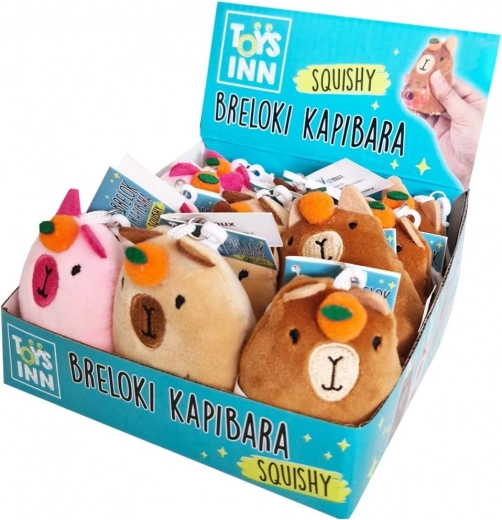 Plišasti obesek kapibara s squishy trebuščkom TOYS INN