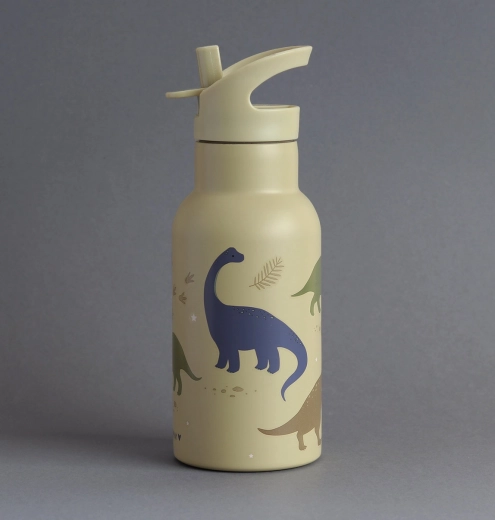 Nerjaveča steklenica za pitje z motivom dinozavrov - 350 ml