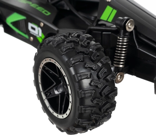 Full suspension and durable off-road construction