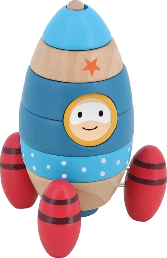 Vilac leseni stolp raketa s presenečenjem