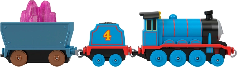 Lokomotiva Gabryš z vagoni in tovorom