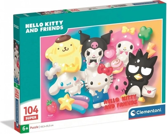 Clementoni sestavljanka Super Color Hello Kitty 104 kosov