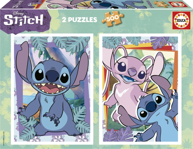 Educa puzzle Stitch 2x500 kosov