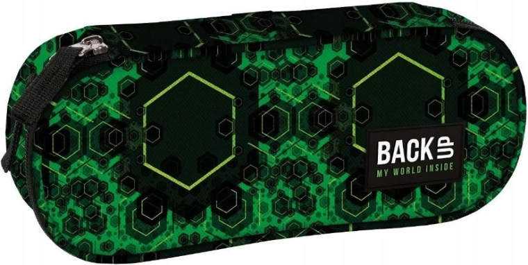 Šolska peresnica etui BackUP quantum zelena - 1 kos