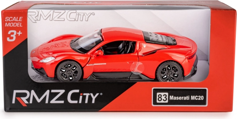 Kovinski model avtomobila MASERATI MC20 1:37 z odpiralnimi vrati in pull-back pogonom