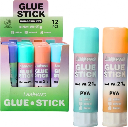 Pisarniško šolsko lepilno stikalo pastelno 21 g