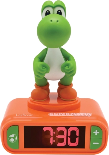 Budilka Lexibook Super Mario s figurico Yoshi in zvoki