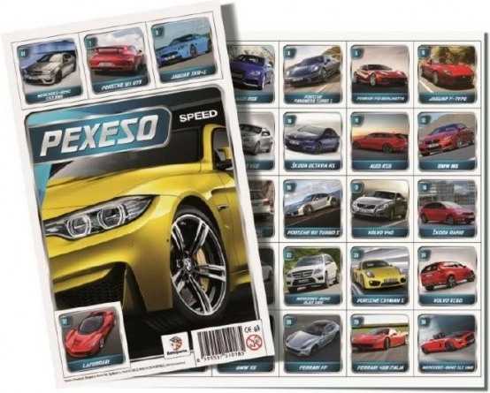 Pexeso hitri avtomobili TEDDIES