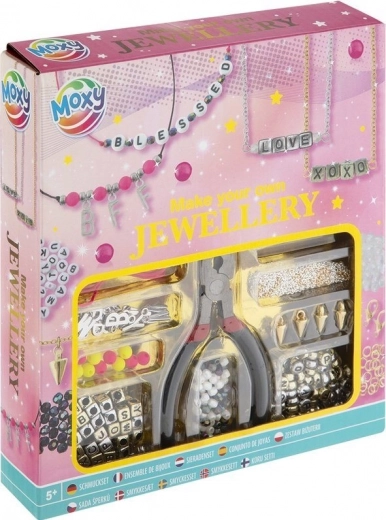 MOXY komplet za izdelavo nakita s črkami