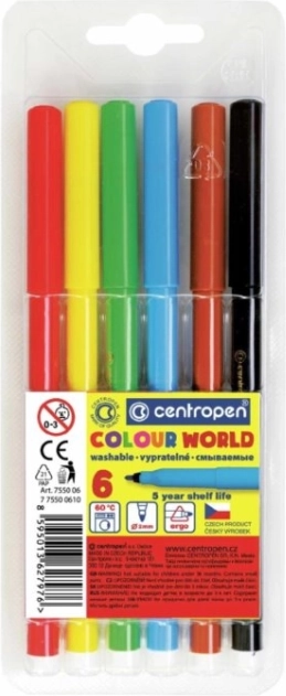 Centropen set flomastrov 6 barv