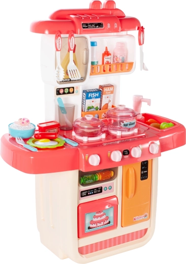 velika rožnata kuhinjica z zvokom