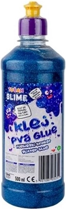 Tuban bleščeče lepilo PVA 500 ml – Modra
