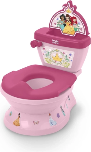Bright Starts Disney Princess otroška straniščna školjka z zvokom My Size Potty 2v1