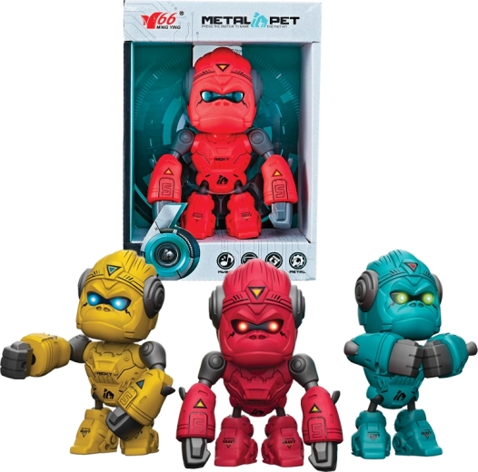 Interaktivna gorila SPARKYS z zvoki in svetlobnimi učinki