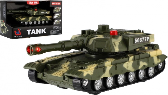 plastični tank 20 cm na vztrajnik z lučjo in zvokom