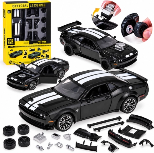 Kovinski model Dodge Challenger SRT Hellcat 2022 s tuningom