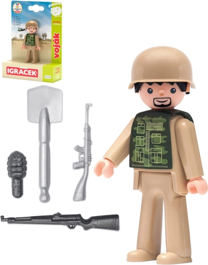 Efko Igráček vojak (poklici) set z dodatki