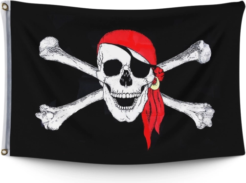 Piratka zastava 90x150 cm