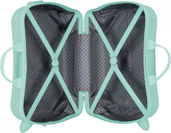 Organized interior space with securing straps