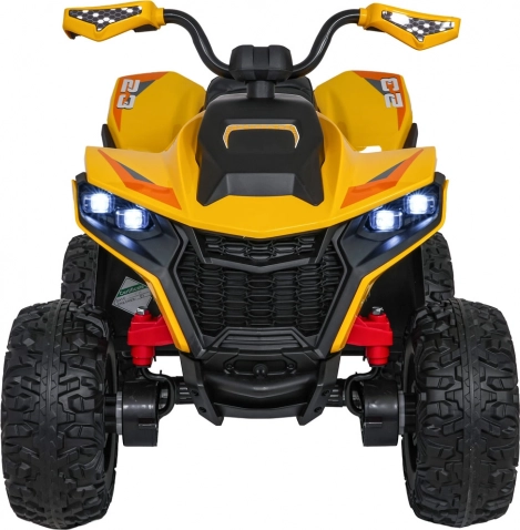 Otroški električni štirikolesnik Fast Wheel – rumena
