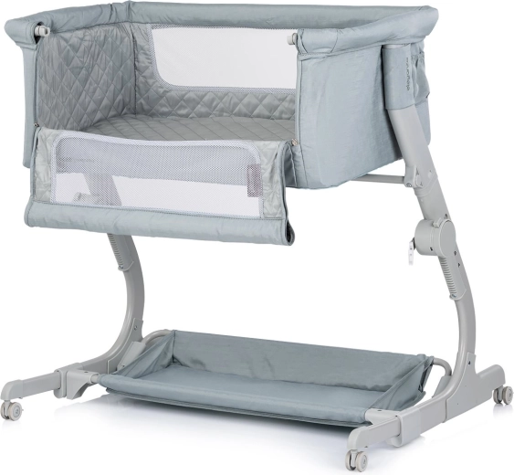 Priklopna posteljica k postelji staršev s 3 višinami