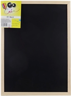 Dvostranska lesena tabla za risanje 40 × 30 cm