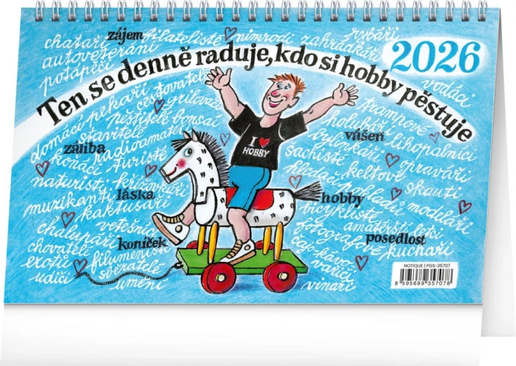Namizni koledar Naša hobija 2026