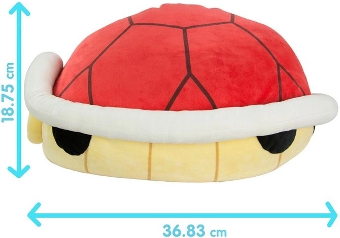Tomy Mocchi Mocchi plišasta igrača Mario Kart – rdeča školjka