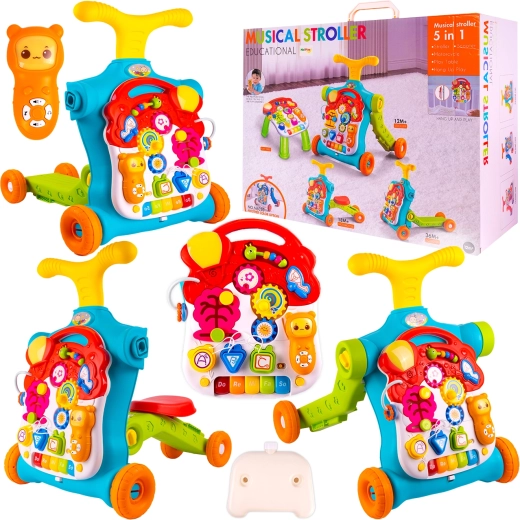 Hodulja, igralna plošča in mizica 5v1 z vodnim rezervoarjem