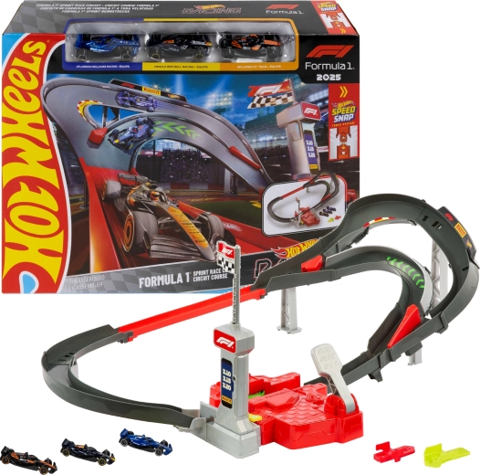 Hot Wheels HW Racing dirkalna steza Formula 1 sprint + 3 formule