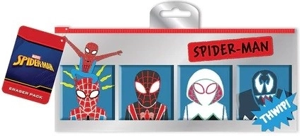 Komplet radirk Spider-Man v etuiju (Sketch), 5 kosov