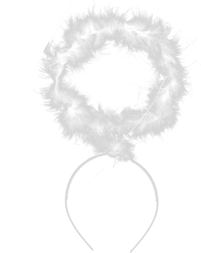 Naglavni trak z angelskim sijem