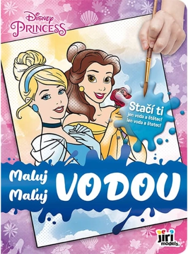 Pobarvanka Slikaj z vodo Princeske