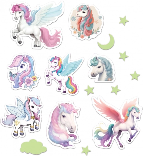 Svetleča stenska dekoracija samorog