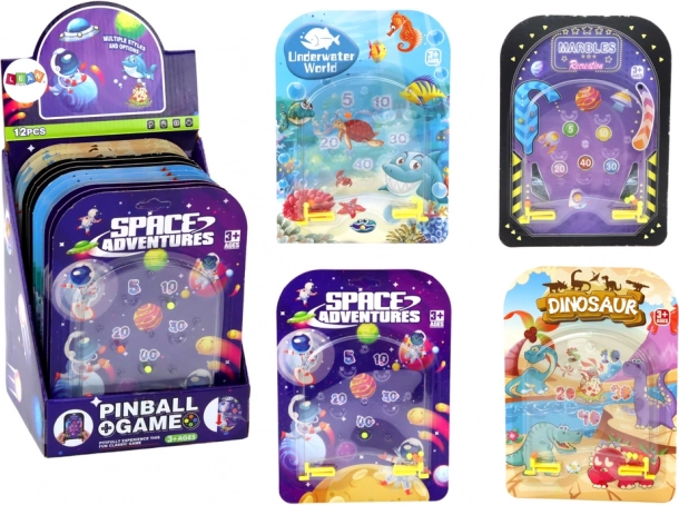 Žepni Pinball Flipper Vesolje Dinosavri Ocean