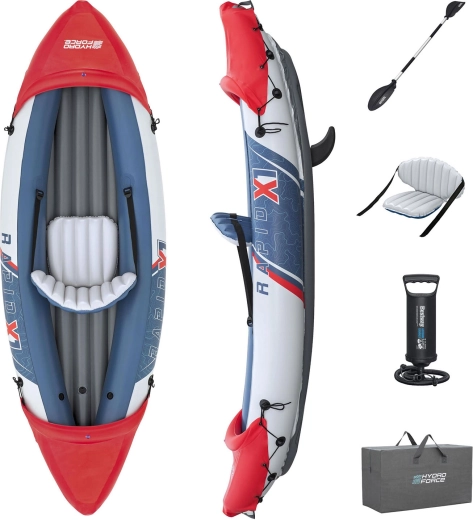 Napihljiv kajak Bestway Hydro-Force Rapid X1 za 1 osebo