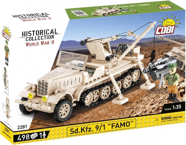 Gradbeni komplet Sd.Kfz. 9/1 Famo – težki polgoseničar 1:35