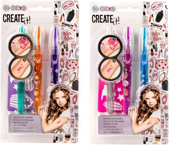 Create It! parfumirani flomastri za začasne tetovaže