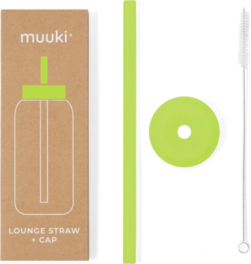 MUUKI Lounge Slamica z Pokrovčkom Electric Lime
