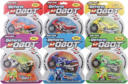 Transformirajoči robot – motor, plastični model za otroke