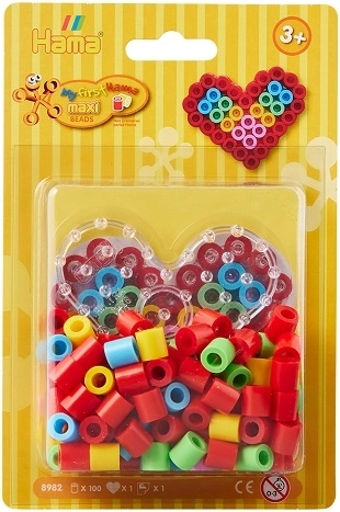Hama Maxi set za likanje perlic Srce