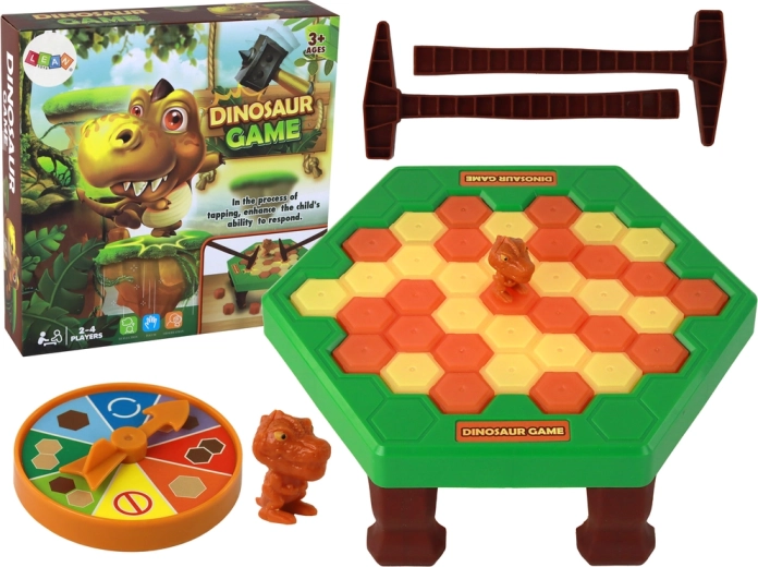 Dinozaver v težavah – igra s kladivcem za spretnost