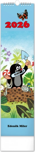 Stenski koledar Krtek 2026