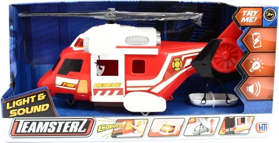 Teamsterz gasilski reševalni helikopter z lučmi in zvoki